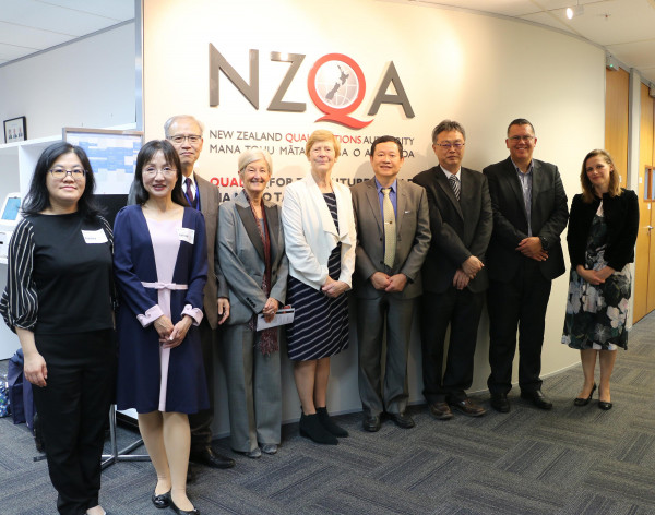 Delegation from Philippine Commission on Higher Education
